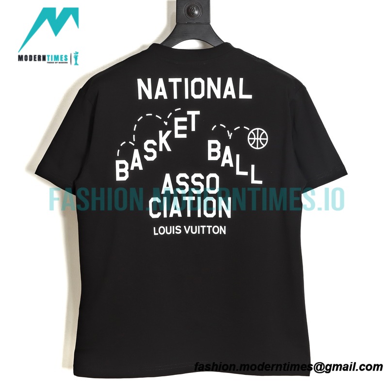 Louis Vuitton - Amp - NBA 21ss Co-branded Letter Short Sleeve 